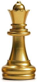 golden chess piece